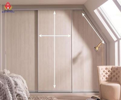 China Custom save space l shape wardrobe lowes opening door styles portable wardrobe for sale