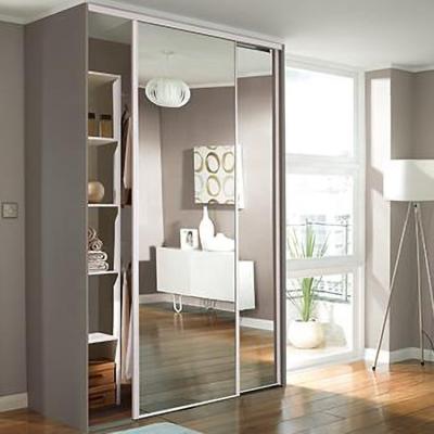 China Factory Customized Wholesale Wooden Wardrobe Set Malaysia Family All Mirror Wardrobe for sale