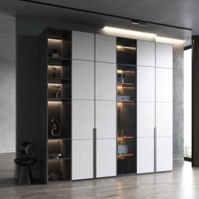 China (Other) Manufacturer Direct Sale Modern Design Bedroom Wardrobe Adjustable Sliding Doors Wardrobe for sale