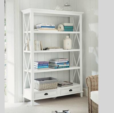 China Eco - Friendly Bookshelf Furniture Modern White Bookcase Shelf for sale