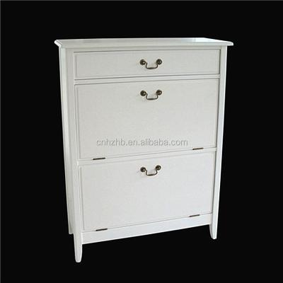 China Save Space Furniture High Quality Home Wooden Shoe Cabinet for sale