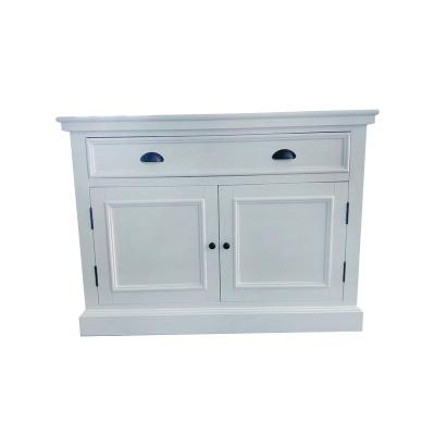 China Eco - Friendly Storage Cabinet Furniture 2doors White Wood Sideboard for sale