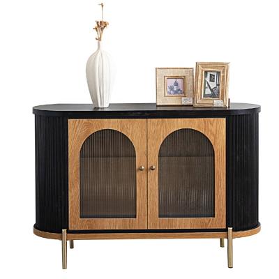 China Luxury Black (Other) Dining Room Sideboards Adjustable Cabinets Sideboards for sale