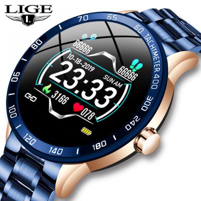 China Reloj Date LIGE Smart Watch Men Heart Rate Blood Pressure Monitor Sport Waterproof Smart Watch Automatic Fitness Tracker for sale