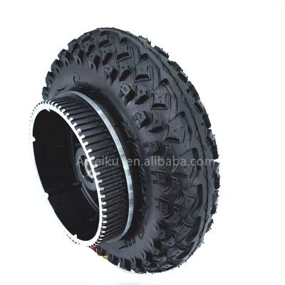 China 8 Inch Rubber+alloy Wheel Use 200x50 Inflated Off Road Tire With 5M Pulley 72 Teeth For Belt Drive Mountain Skateboard for sale