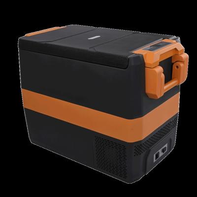 China Low Noise Portable DC 12/24v Mini Car Fridge 30L Automatic Freezer Refrigerator For Camping for sale