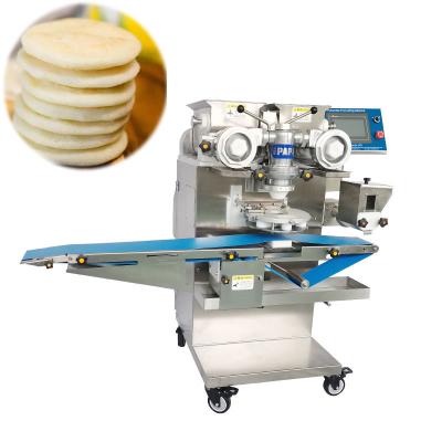 China Zij Vierkante Automatische Encrusting-Machine P160 die Sus304 Arepas Machine maken Te koop