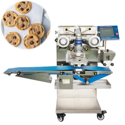 China Plätzchen-mit einer Kruste bedeckende Maschine der hohe Kapazitäts-Schokoladen-Chips Cookies Machine/Tier zu verkaufen