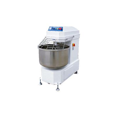 China Máquina espiral de cadena doble de la mezcla del mezclador 1.5kw/H del gancho de la pasta de la pequeña panadería 60L en venta