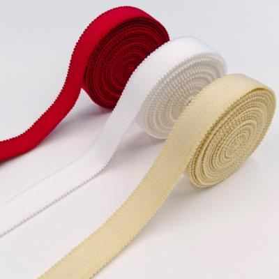 China Selling Nylon Velvet Bra Yoga Shoulder Anti-Slip Belt Custom Elastic Strap Elastic Band For Bra for sale