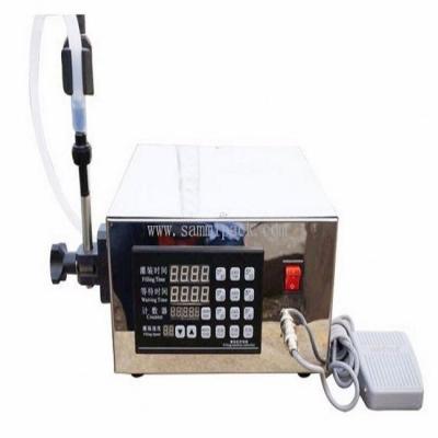 China Desktop Glycerin pump liquid filling machine,hot filler machine in Dongguan en venta