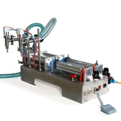 China Double Nozzles Pneumatic Liquid Filler Filling Machine for Filling Shampoo, Oil, Chemical G1WY-2Y-500 zu verkaufen