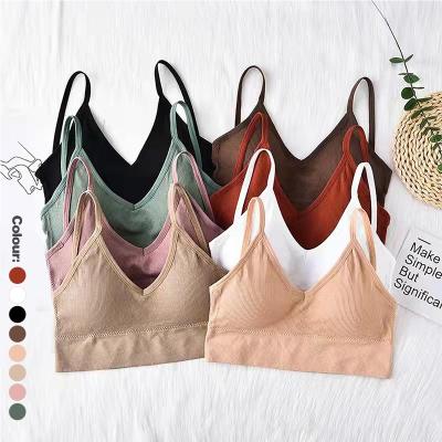 China Wholesale sexy wire free tube sexy wireless bra tube top girl chest girl bra sports beauty U wrap top in one piece back for sale