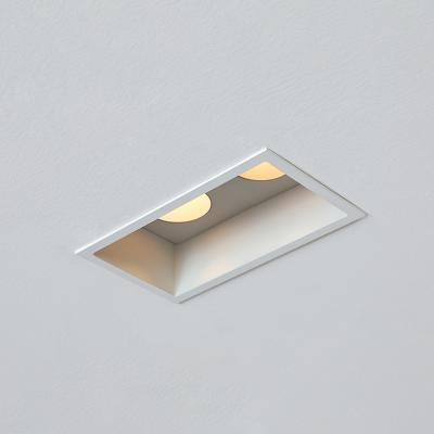 China Modern Square 2*8W Tiltable Cave Downlight for sale