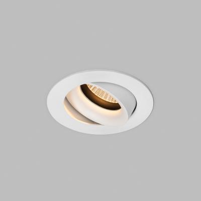 China 25 Degree Tilt New Design 8W 10W Nordic Style 8W 10W Tiltable Recessed Curved Bezel FRD Light Rated Downlight for sale