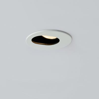 China MINI Design Modern Style 5W Round Keyhole Adjustabe Low UGR Recessed LED Downlight for sale