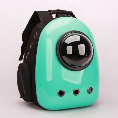 China Viable Hot Sales Cartoon Printing Space Bag Outdoor Transparent Pet Cat Backpack Carrier for sale