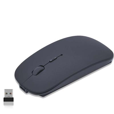 China Mini Portable 2.4G Mini Mute Optical Charging Wireless Rechargeable Mouse for sale