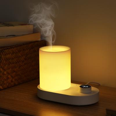 China Portable Smart Car Aroma Diffuser Essential Oil Diffuser USB Digital Air Humidifier for sale