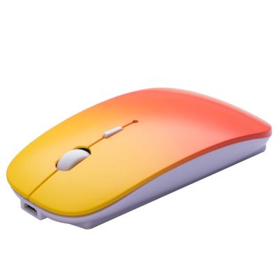 China Mini New Gradient Mouse Rechargeable Ultra Thin Silent Wireless Optical Mouse for sale