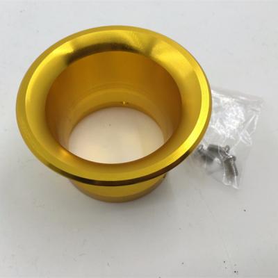 China 45mm Velocity Stack for Keihin TM PE 28 PWK OKO ktm Carburetor Intake 50mm Golden for sale