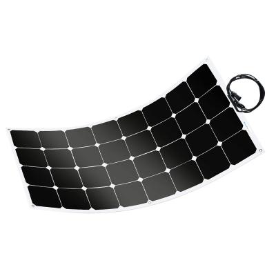 China Monocrystalline solar panel 100w high efficiency flexible solar panels flexible portable film for sale