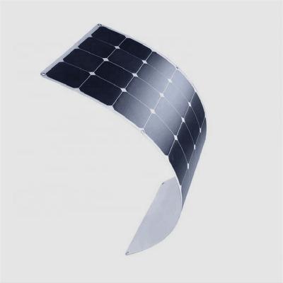 China Solar System Thin Film Curved Rollable Flexible Amorphous Silicon Solar Panel for sale