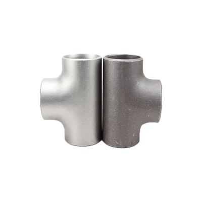 China Pipe Lines Connect Butt Pipe Fitting Welded Stainless Steel Carbon Steel Tee / Tee / Steel Tee for sale