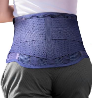 China Lumbar Back Braces Posture Adjustable Breathable Lumbar Braces Sports Lumbar Lower Back Support Belt Support Brace For Weight Lifting for sale