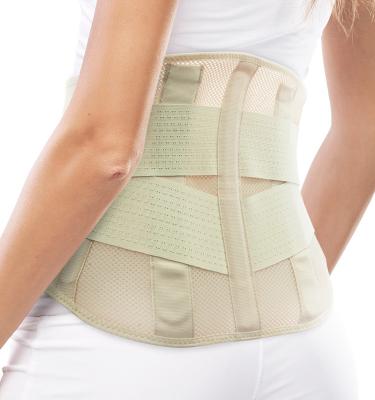 China Breathable Sports Adjustable Support Lumbar Back Braces Compression Back Brace Lumbar Belt For Posture Correction Back Pain Relief for sale