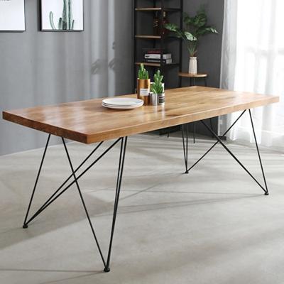 China Restaurant Furniture Solid Wood Restaurant Dining Solid Wood Dining Table Set For Restaurant And Home Use for sale