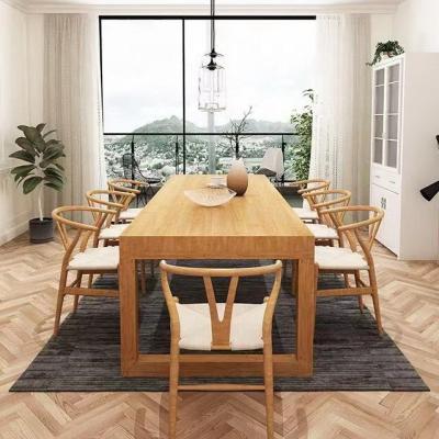 China Office Furniture Custom Conference Table Meeting Table Modern Solid Wood Large Office Table Solid Wood Fast Production for sale