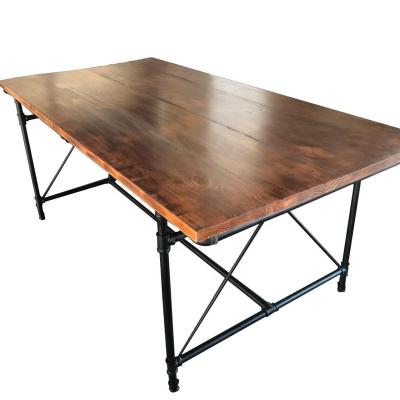 China Solid Wood Custom Desk Table For Industrial Loft Style for sale