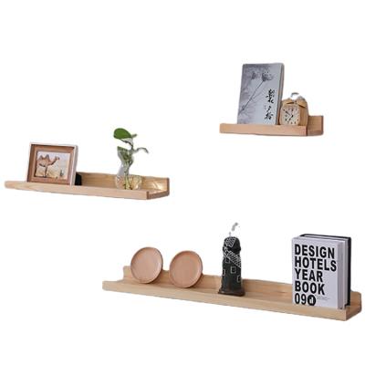 China (Size) adjustable creative bedroom floating wooden frame made by wholesale hand shelfs for bedroom wood for sale