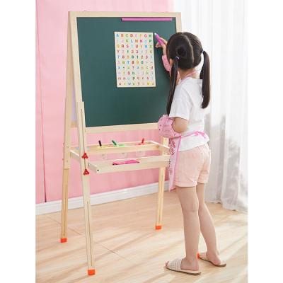 China HOME Easel Hot Selling Educational Adjustable Height Adjustable Height Easel Stand Black Board Wooden Board for sale