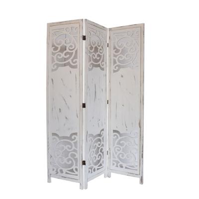 China American Garden Folding r 4 Panel Chinese Style Wooden Room Dividers Divides Screen for sale