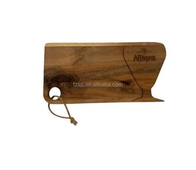 China Wholesale Natural High Quality Viable Acacia Wood Cutting Board Chopper for sale