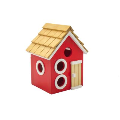 China Quality Sustainable Garden Size Wooden Bird Houses Bird Nest Bird Cages For Sale for sale