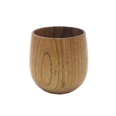 China Viable Natural Custom Wood Cup Good Quality Coffee Mug Wooden Beer Mug Wooden Mug for sale