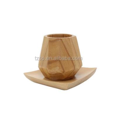 China Viable Natural Custom Wood Cup Good Quality Coffee Mug Wooden Beer Mug Wooden Mug for sale