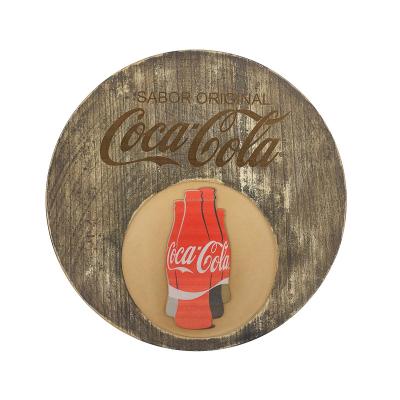 China Modern Hot Sale Custom Made Logo Wooden Decoration Wall Hanging for Home Decor /Bar /Hotel /Restaurant for sale