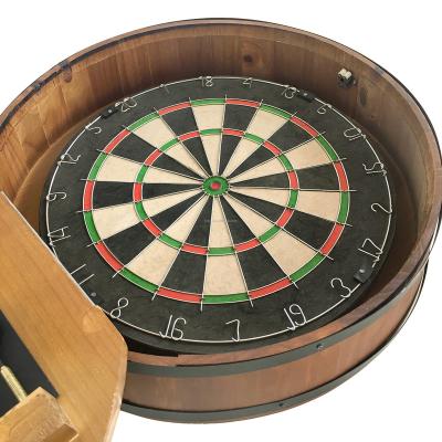 China Factory direct sale custom logo wooden pine wood dart board custom darts target for darts board set for sale