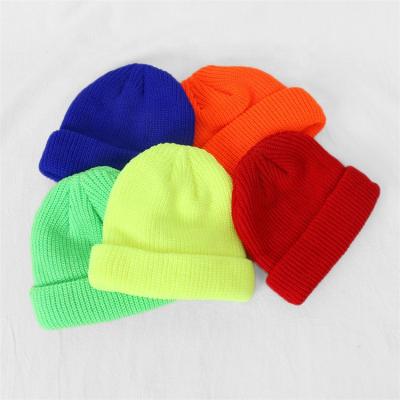 China COMMON Women Men Simple Winter Beanies Knitted Hat Beanie Hats Knitted Beanie Hats Winter for sale