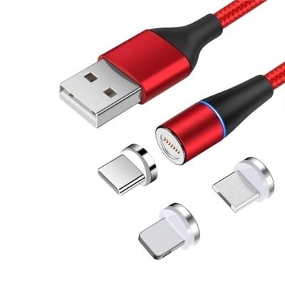 China 2021 Factory Price USB Data Line Mobile Phone Accessories Charger Cable Mobile Phone Charging Magnetic USB Data Cable for sale