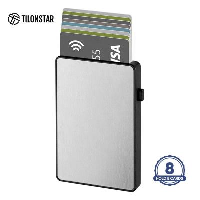 China Anti Theft Rfid Blocking Wallet Hot Sale Aluminum Card Holder Rfid Blocking Wallet Business Card Holder for sale