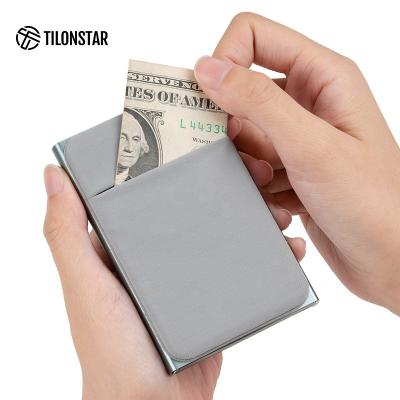 China outdoor map & Unique Credit Card Holder Money Pocket Design Rfid Leather Wallet Noise Blocking Up Card Wallet for sale