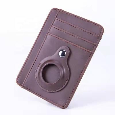 China outdoor map & Money Pocket & Slim Mens Bifold Wallet Airtag GPS Wallet Tracker Airtag Wallet Rfid Wallet Leather Airtag Card Holder for sale