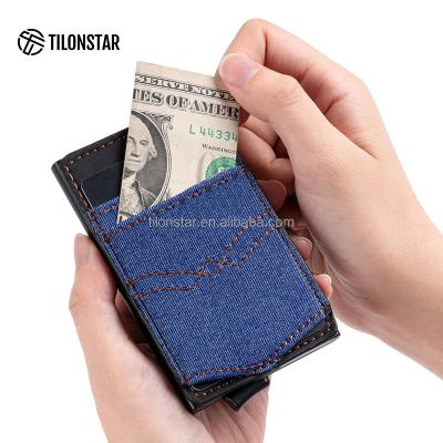 China outdoor map & Original Sources Aluminum Credit Card Holder Pocket Money Rfid Wallet Credit Card Holder Global Smart Cash for sale