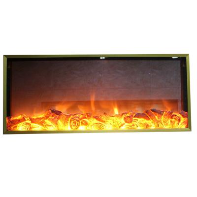 China Black indoor Wall Decoration Fireplace electric wall mounted decoration fire à venda