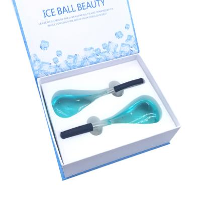 China Anti-Puffiness 2021 New Design Roller Cooling Spoon Massage Cold Tool In Magnet Cryo Box Sticks Ice Globes For Face for sale